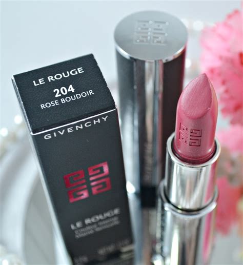 givenchy le rouge 204 swatch|Givenchy Rose Boudoir (204) Le Rouge Review & Swatches.